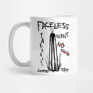 The Silent Horror of Slender Man: Confronting the Faceless Entity Mug